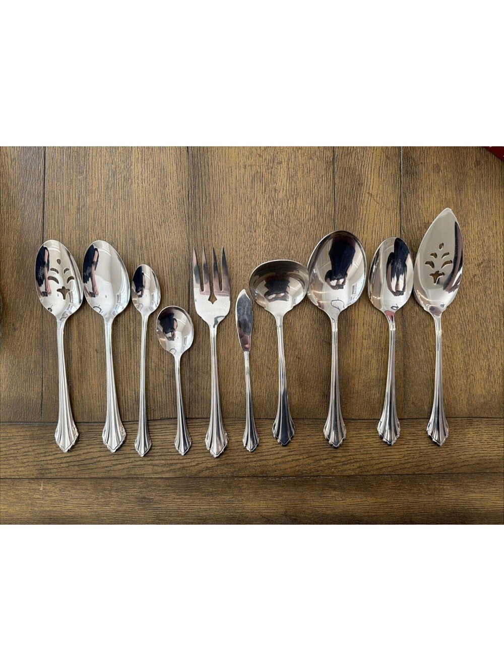 Oneida Community Clarette Stainless Hostess Serving Set – 10 Pieces